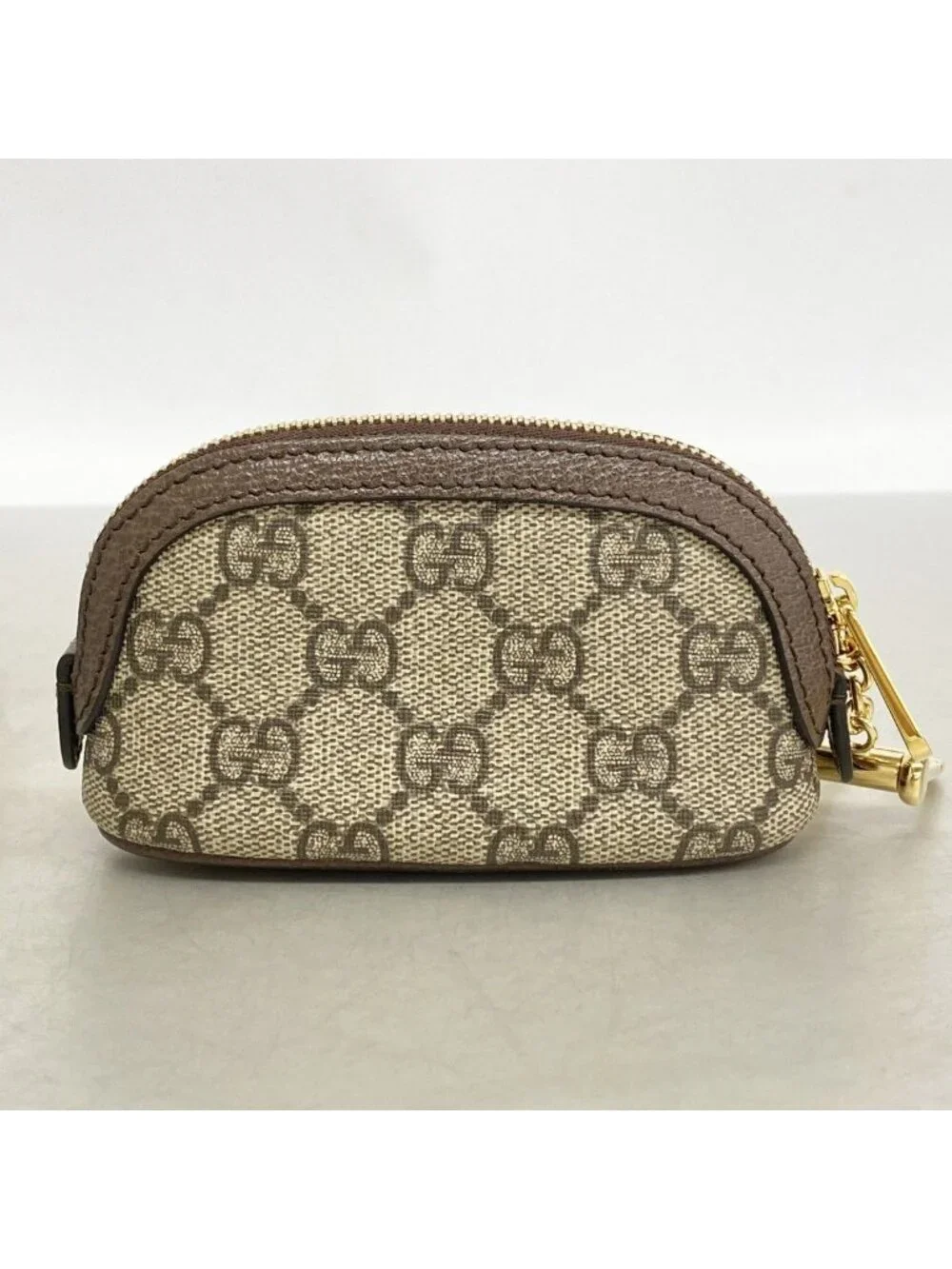 ★SOLD★ Gucci Coin Case Ophidia Brown Gold - Picture 6 of 6